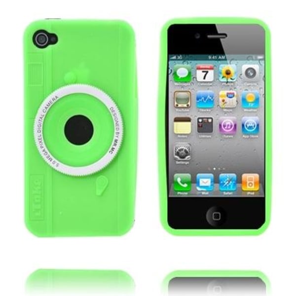 Generic Camera Case (grøn) Iphone 4 Cover Green