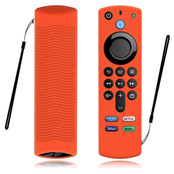 Generic Amazon Fire Tv Stick 4k (3rd) Y27 Silicone Controller Cover - Or Orange