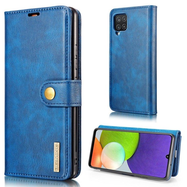 Generic Dg.ming Samsung Galaxy A22 4g 2-in-1 Wallet Case - Blue