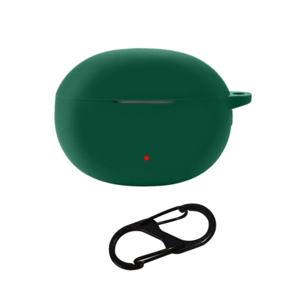 Generic Honor Earbuds 3i Silicone Case With Buckle - Blackish Green