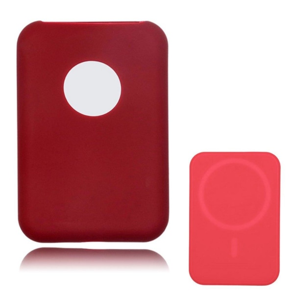 Generic Apple Magsafe Charger Silicone Cover - Wine Red