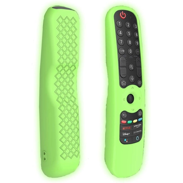 Generic Lg Magic Remote 2021 Mr21 Silicone Cover - Luminous Green