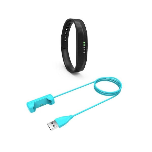 Generic Fitbit Flex 2 Lade Kabel Med 15cm Ledning - Blå Blue
