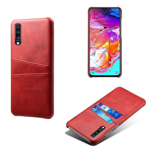 Generic Dual Card Samsung Galaxy A70 Cover - Rød Red