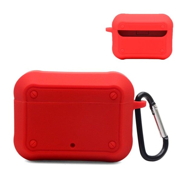 Generic Beats Studio Buds Silicone Case With Buckle - Red