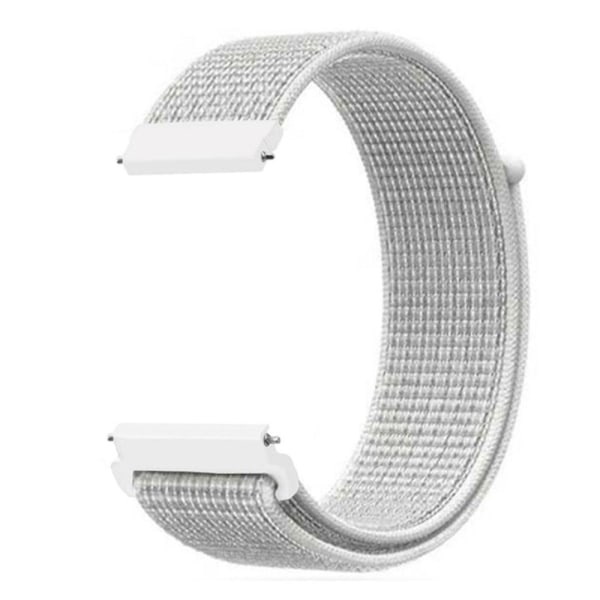 Generic Amazfit Gtr 47mm / Pace Nylon Woven Replacement Watch Strap - Wh White