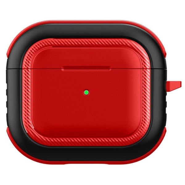 Generic Airpods 3 Charging Case With Buckle - Red / Black