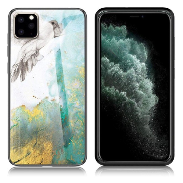 Generic Fantasy Marble Iphone 11 Pro Max Cover - Flyvende Due Multicolor