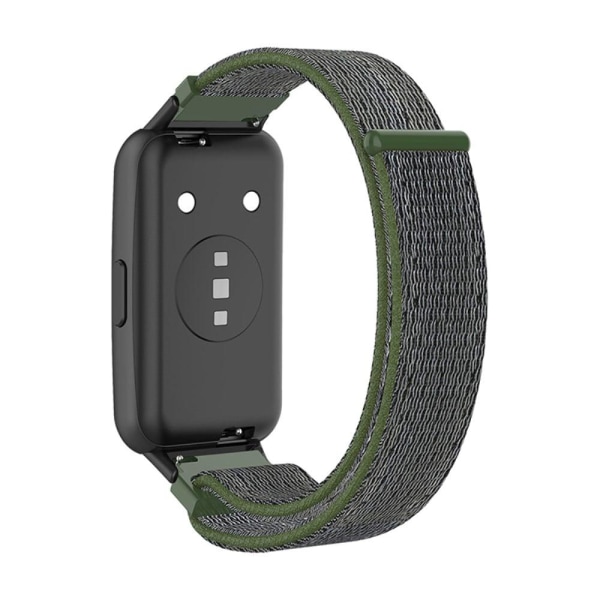 Generic Huawei Band 7 Nylon Watch Strap - Army Green