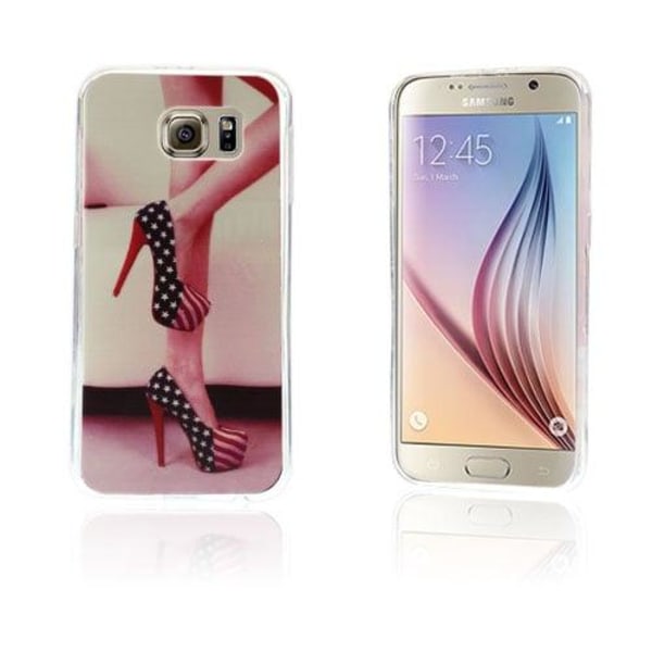 Generic Westergaard Samsung Galaxy S6 Cover - Sexede Ben Og Høje Hæle Multicolor
