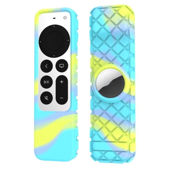Generic Apple Tv 4k (2021) Remote Controller Colorful Design Silicone Co Multicolor