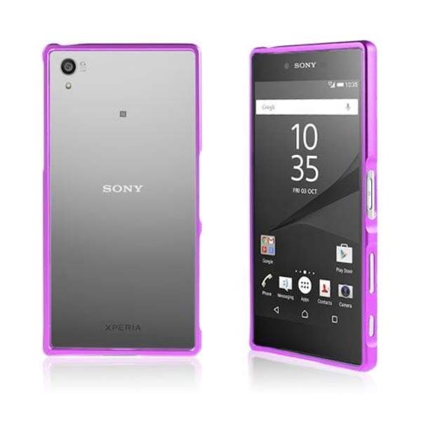 Generic Remes Bumper Af Alluminium Til Sony Xperia Z5 Premium - Lilla Purple