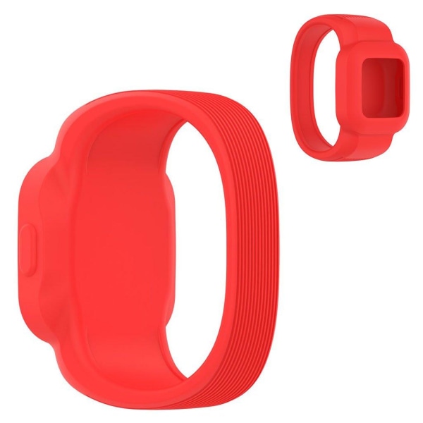 Generic Garmin Vivofit Jr 3 Silicone Watch Strap - Red / Size: S