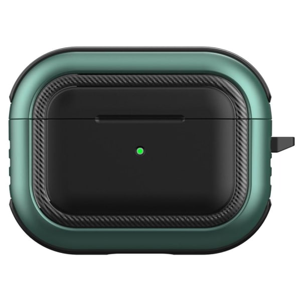 Generic Airpods Pro Charging Case With Buckle - Black / Green