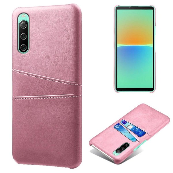 Generic Dual Card Case - Sony Xperia 10 Iv Rose Gold Pink