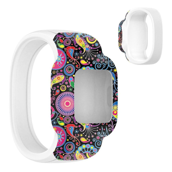 Generic Garmin Vivofit Jr 3 Cool Pattern Silicone Watch Strap - Colorful Multicolor