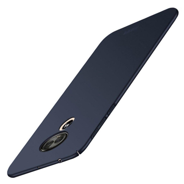 Generic Mofi Shield Motorola Moto E5 Play Matteret Etui - Mørkeblå Blue