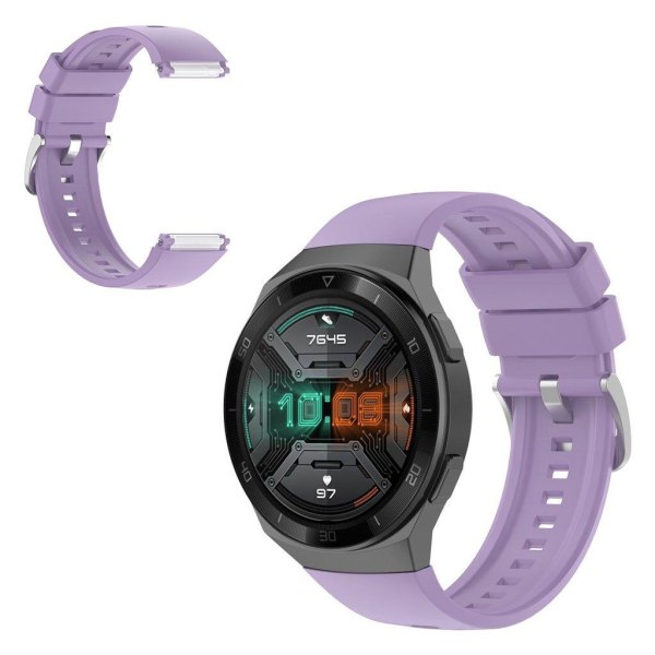 Generic Huawei Watch Gt 2e Silikone Rem - Lyselilla Purple