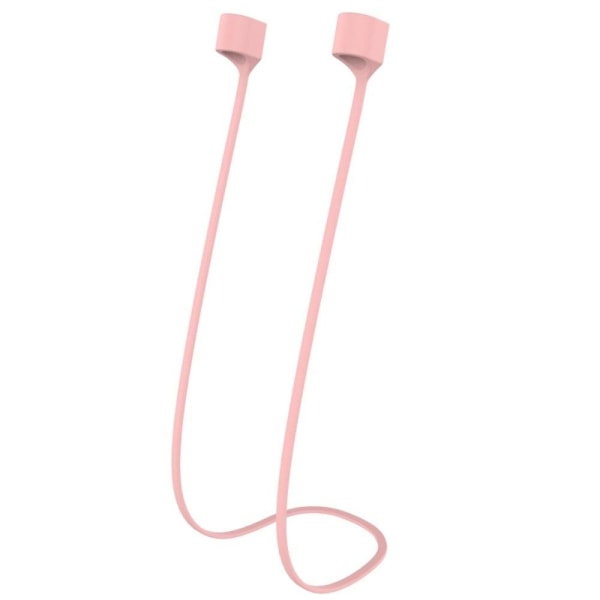 Generic Silicone Magnetic Hanging Rope For Airpods Pro 2 - Pink