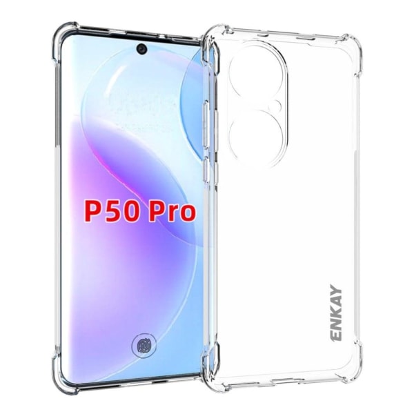 Generic Enkay Clear Drop-proof Case For Huawei P50 Pro Transparent