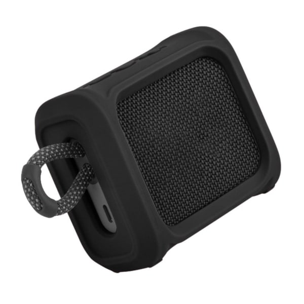 Generic Jbl Go 3 Silicone Cover With Strap - Black