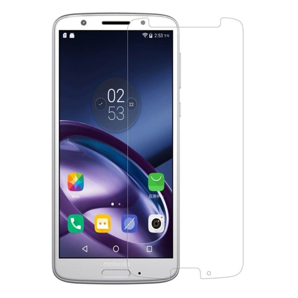 Generic Motorola Moto G6 Plus Skærmbeskyttelse I Hærdet Glas Transparent