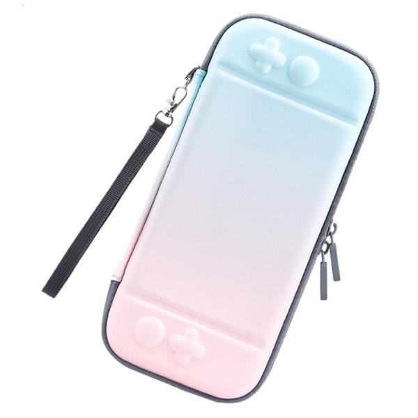 Generic Nintendo Switch Gradient Color Pu Leather Case - Blue / Pink Multicolor