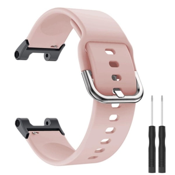 Generic Amazfit T-rex Pro / Ares Silicone Watch Strap - Pink
