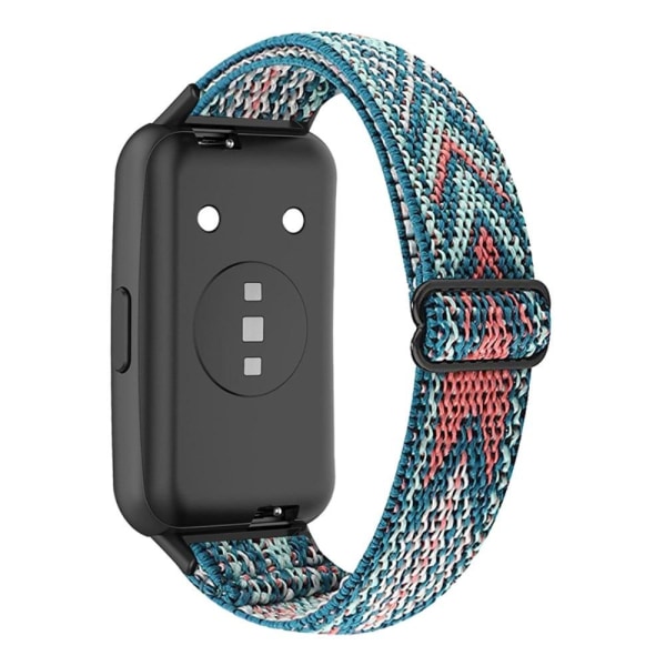 Generic Huawei Band 7 Genuine Leather Watch Strap - Arrow Multicolor
