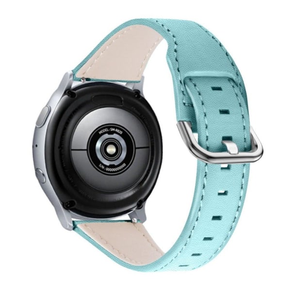 Generic Motorola Moto 360 - 42mm Cowhide Leather Watch Strap Baby Blue