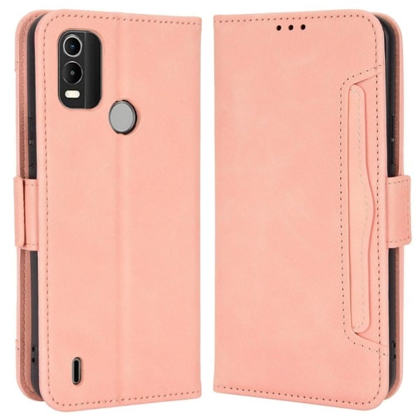 Generic Modern-styled Leather Wallet Case For Nokia C21 Plus - Pink