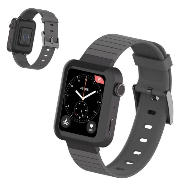 Generic Xiaomi Mi Watch Premium Edition Silikone Urrem - Mørkegrå Silver Grey