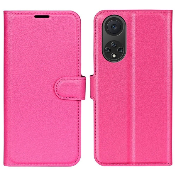 Generic Klassisk Huawei Nova 9 Flip Etui - Rose Pink