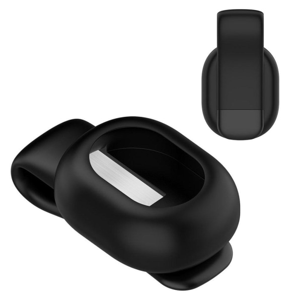 Generic Garmin Running Dynamics Pod Silicone Cover With Steel Clip - Bla Black