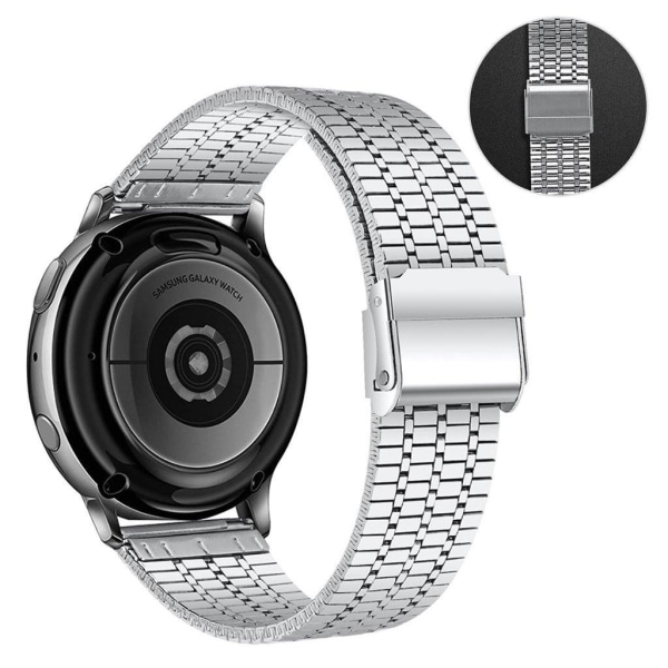 Generic Samsung Galaxy Watch 3 (41mm) / (42mm) Seven Bead Stainle Silver Grey