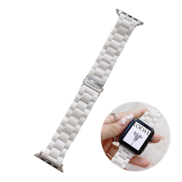 Generic Apple Watch 42mm - 44mm Simple Pc Strap White