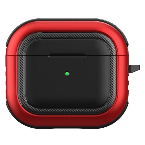 Generic Airpods 3 Charging Case With Buckle - Black / Red