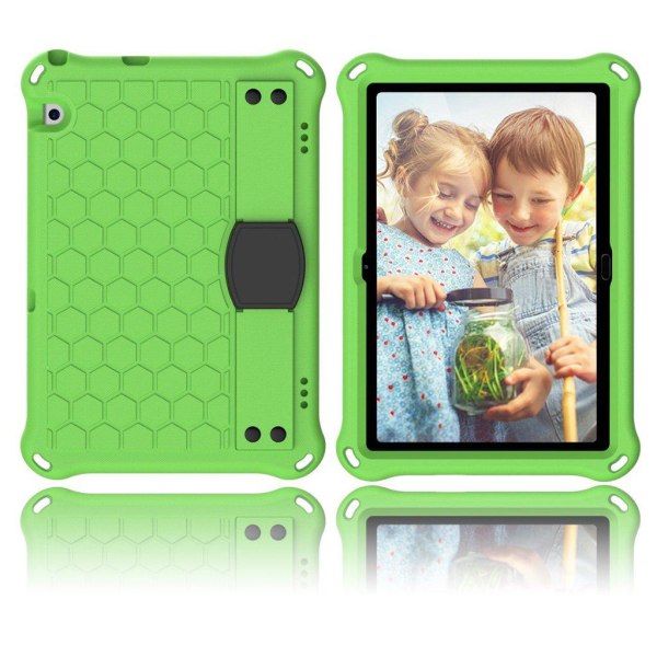Generic Huawei Mediapad T5 Honeycomb Skin Case - Green / Black