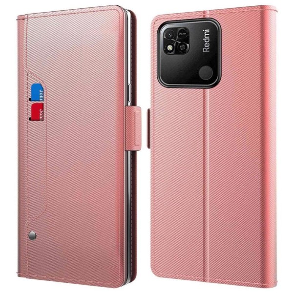 Generic Phone Etui Med Make-up Mirror Og Slick Design Til Xiaomi Redmi 1 Pink