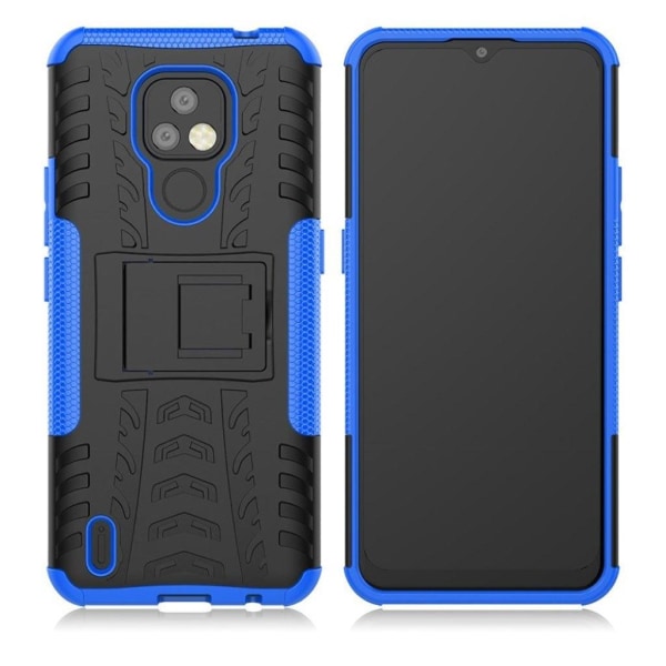 Generic Offroad Case - Motorola Moto E7 Blå Blue