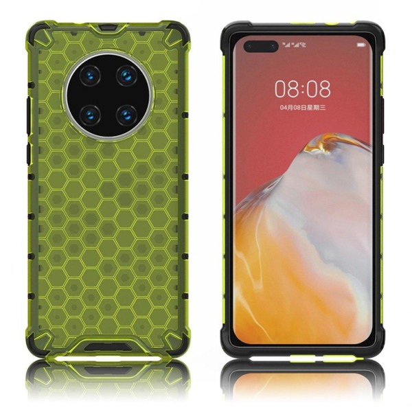 Generic Bofink Honeycomb Huawei Mate 40 Pro Etui - Grøn Green