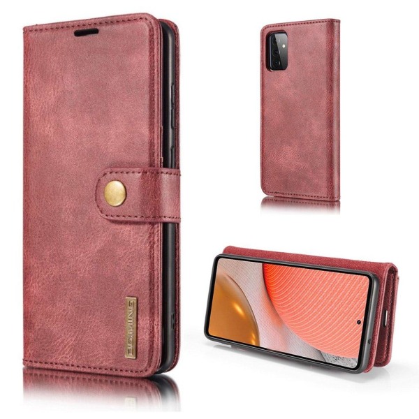 Generic Dg.ming Samsung Galaxy A72 5g 2-in-1 Wallet Case - Rød Red