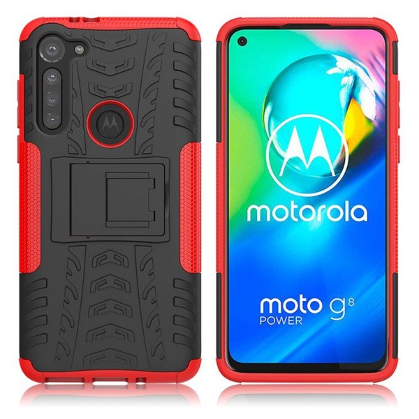 Generic Offroad Cover - Motorola Moto G8 Power Sort / Rød Black