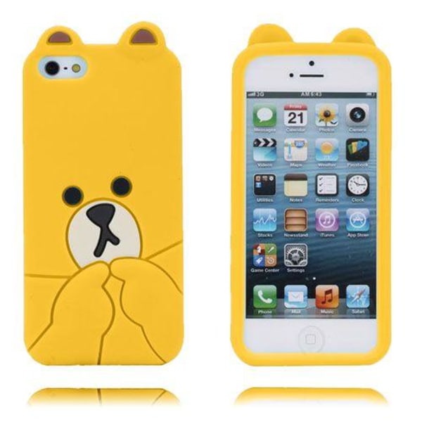 Apple Baby Bear (gul) Iphone 5 & 5s Silikonskal