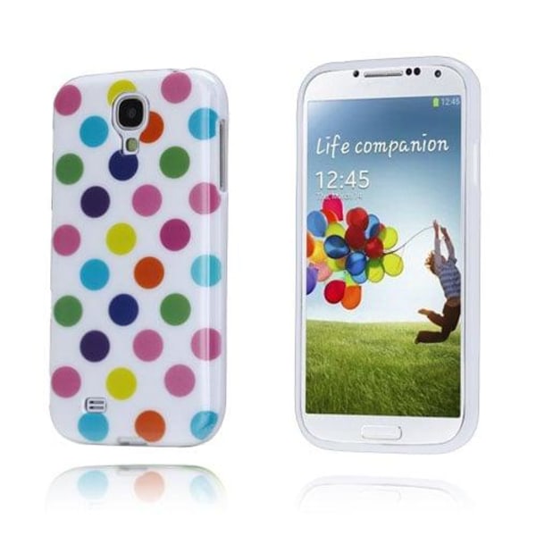 Generic Polka Prikker (hvid - Mangefarvet) Samsung Galaxy S4 Cover Multicolor