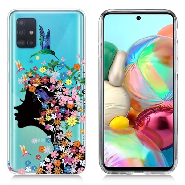 Generic Deco Samsung Galaxy A71 Cover - Blomstret Skønhed Multicolor