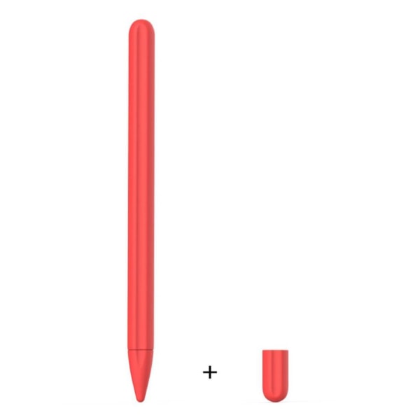 Generic Huawei M-pen Lite Silikone Etui - Rød Red