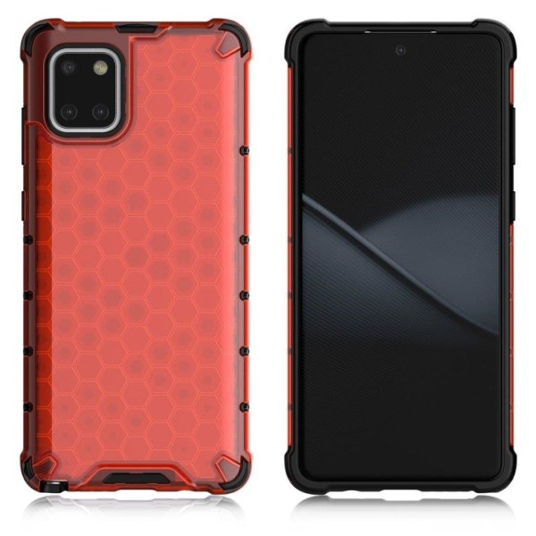 Generic Bofink Honeycomb Samsung Galaxy Note 10 Lite Cover - Rød Red