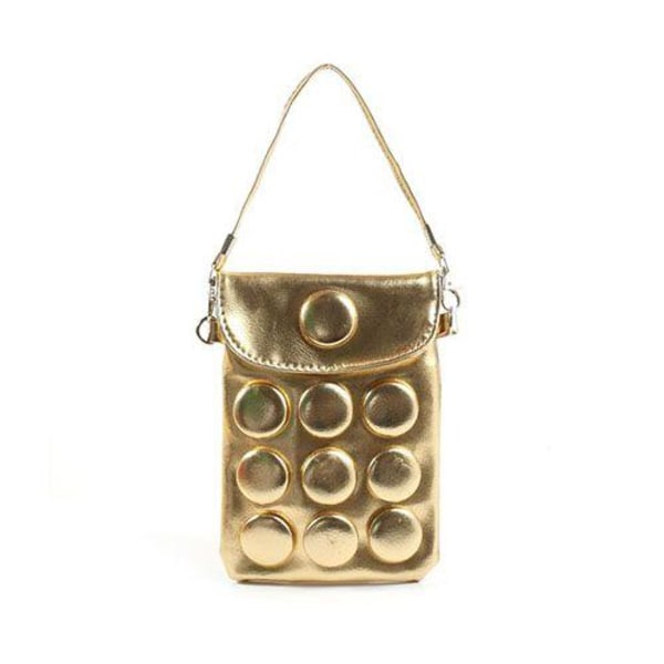 Lux-Case Button Bag (guld) Väska För Smartphones