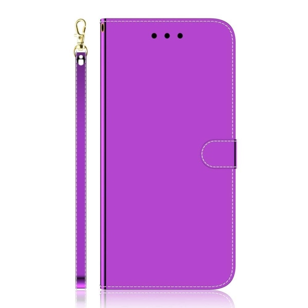 Generic Mirror Nokia Xr20 Flip Etui - Lilla Purple